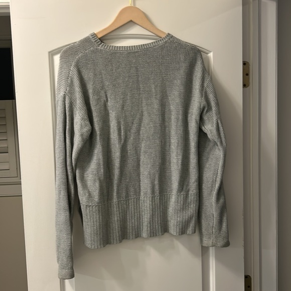 T Alexander Wang Knit Oversized Grey Sweater sz Xs 0/2 - Picture 6 of 6